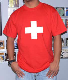 Swiss Flag/ Red Cross T Shirt LIFEGUARD/VINTAGe  