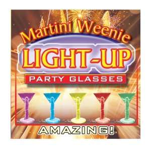  Martini Weenie Light Up Party Glasses: Health & Personal 