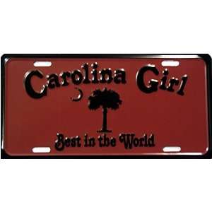  Carolina Girl Maroon License Plates Plate Tag Tags auto 