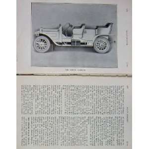   1907 Antique Print KingS Daimler Motor Car Transport: Home & Kitchen