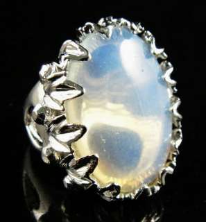 Moonstone Gemstone Cool Unique Fancy Ring Size 8 ka8219  