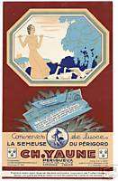 FRENCH FOIE GRAS TRUFFLE PRICELIST 1932 CHROMO COVER  