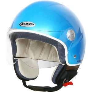  Xpeed Solid XF207 Harley Cruiser Motorcycle Helmet   Pearl 