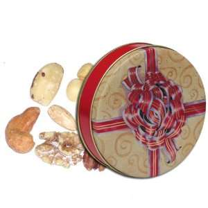 lb Deluxe Premium Mixed Nuts Tin   Red Bow:  Grocery 