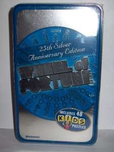 Wheel of Fortune 25th Silver Anniversary Edition Game  