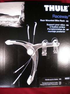 NEW 2012 THULE 9001 RACEWAY 2 BIKE TRUNK RACK  