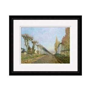  Rue De La Machine Louveciennes 1873 Framed Giclee Print 