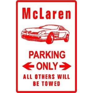  MCLAREN PARKING sign ** car race classic: Home & Kitchen