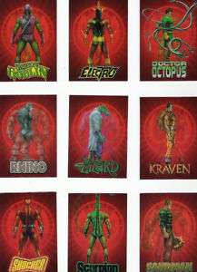 Marvel Universe Spider Man Archives Lenticular Card Set  