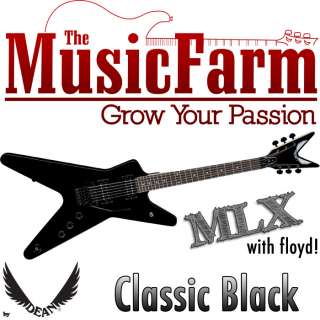Dean MLX with Floyd ML Electric Guitar   Classic Black  