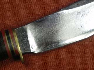 RARE US MARBLES BUSTER BROWN Hunting Fighting Knife  
