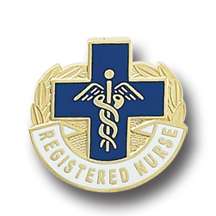 RN Registered Nurse Blue Cross Insignia Emblem Pin 963  