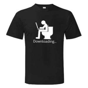 Downloading Funny T Shirt  
