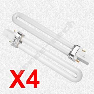9W UV Gel Nail Curing U Shape Lamp Light Bulb Tube  
