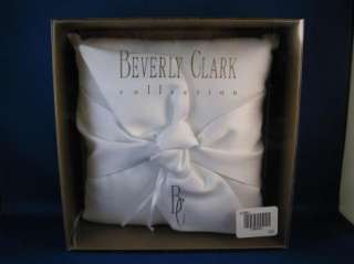 Beverly Clark Ring Bearer Pillow Wedding wt LOVE KNOT  