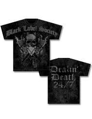 Black Label Society   Rnr Dealin Death Mens S/S T Shirt In Black