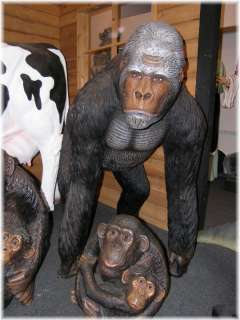 Gorilla Statue   Gorilla Life Size   Large Gorilla  