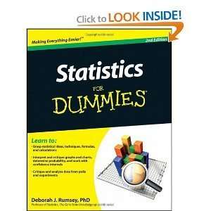   (For Dummies (Math & Science (8581029000001) Deborah Rumsey Books