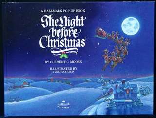   Night Before Christmas by Clement C Moore Hallmark Pop Up Book  