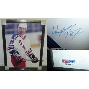 Wayne Gretzky Signed Framed 29x37 Giclee Canvas PSA COA   Autographed 