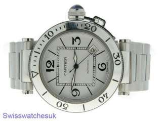 CARTIER PASHA C TIMER AUTOMATIC WATCH STEEL,Shipped from London,UK 