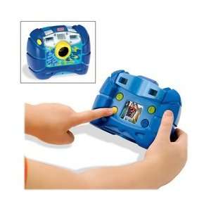  Kid Tough Waterproof Digital Camera   Blue: Toys & Games