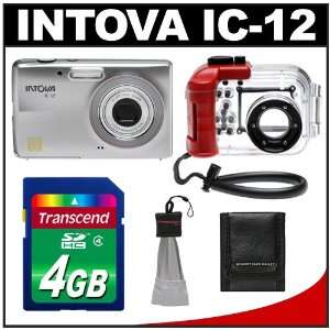  Intova IC 12 Compact Digital Camera with 180 Waterproof 