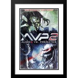 AVPR: Aliens vs Predator 20x26 Framed and Double Matted Movie Poster 