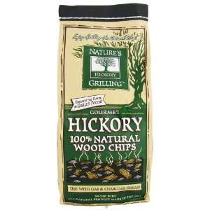     100% Natural Wood Chips Gourmet Hickory   2 lbs.: Home & Kitchen