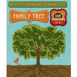  K&Company Family Tree Sticker Medley Arts, Crafts 