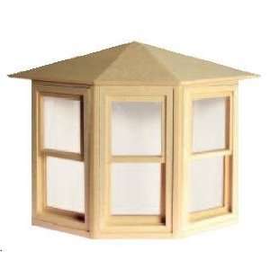   Dollhouse Miniature Double Hung Bay Window by Houseworks Toys & Games