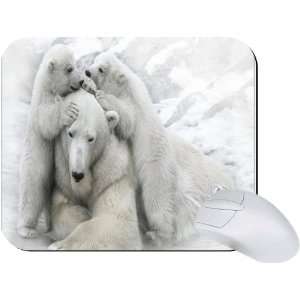  Knight Polar Bears together Mouse Pad Mousepad   Ideal Gift for all 