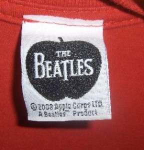 Womens THE BEATLES~Abbey Road~ Red T Shirt Shirt Size S  