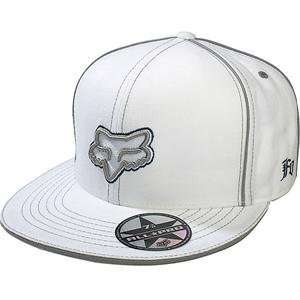  Fox Racing Full Force 2 All Pro Fitted Hat   7 1/8 /White 