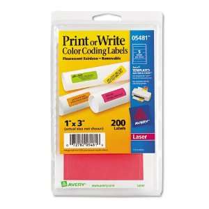  Neon, 200/Pack   Sold As 1 Pack   Ideal for document and inventory 