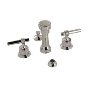   Alpine Widespread Bidet Faucet with Bar Lever Handles from the Alpi