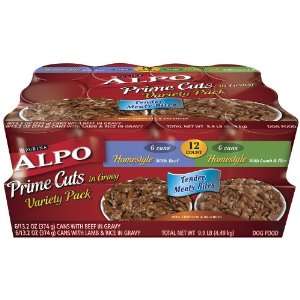 ALPO Prime Cuts Dog Food Variety Pack, 9.90 Pound  Grocery 