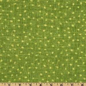  54 Wide Robert Allen Dot Grass Fabric By The Yard: Arts 
