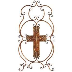   40 Antique Style Ornate Flowing Scroll Wall Cross Art: Home & Kitchen