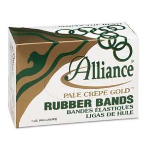  Alliance Rubber Pale Crepe Gold Rubber Band   Size: 30   2 