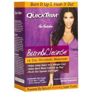  QuicktrimBurn & Cleanse 14 Day Diet 2 Part System, 56 ct 