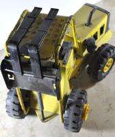   Tonka Forklift Pressed Metal Plastic Yellow Functional Collectible GUC