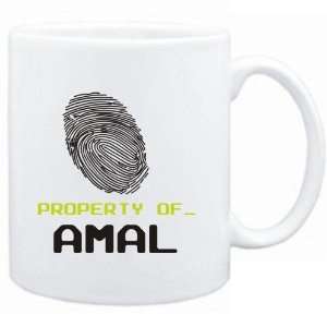  Mug White  Property of _ Amal   Fingerprint  Female 
