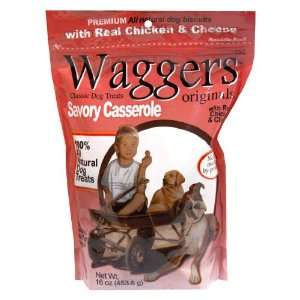 Waggers Originals 100% All Natural Dog Treats, Savory Casserole with 