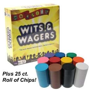  Pack inlcudes Wits and Wagers and 25 Ct Pack of Chips: Toys & Games