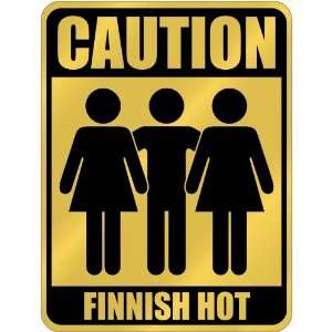  New  Caution  Finnish Hot  Finland Parking Sign Country 