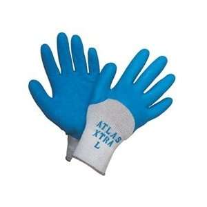 Perfect Fit ® Atlas Fit TM Xtra Natural Rubber Coated Gloves   Medium 