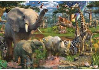 RAVENSBURGER At the Waterhole 18000 Piece Puzzle jigsaw  