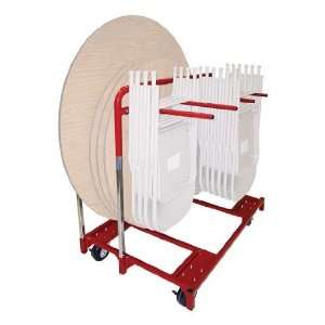  Folding Chair and Round Table Mover