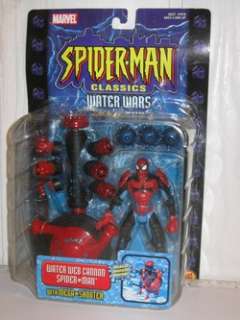 SPIDERMAN Water Web Cannon Action Figure Spiderman Classics Water Wars 